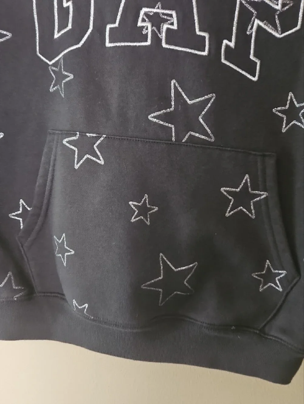 GAP Grey Hoodie with Silver Stars
